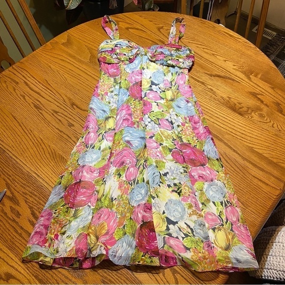 Sherrie Bloom x Peter Novello Cherry B Vintage Dress Size 4 Y2K - Picture 1 of 8